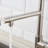 Dual Function Brass Industrial Kitchen Faucet For Modern Homes