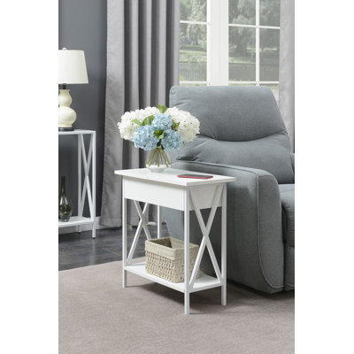 Table de bout Ariyana avec prises intégrées et ports USB