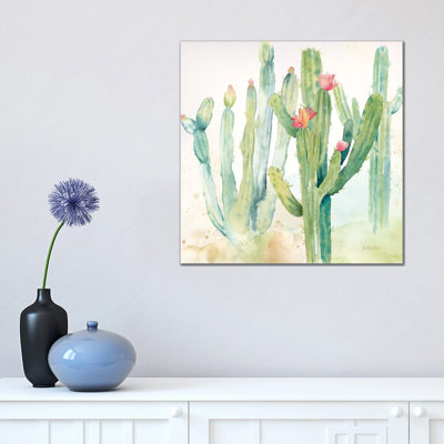 Cactus Garden II 1 Piece Wrapped Canvas Painting