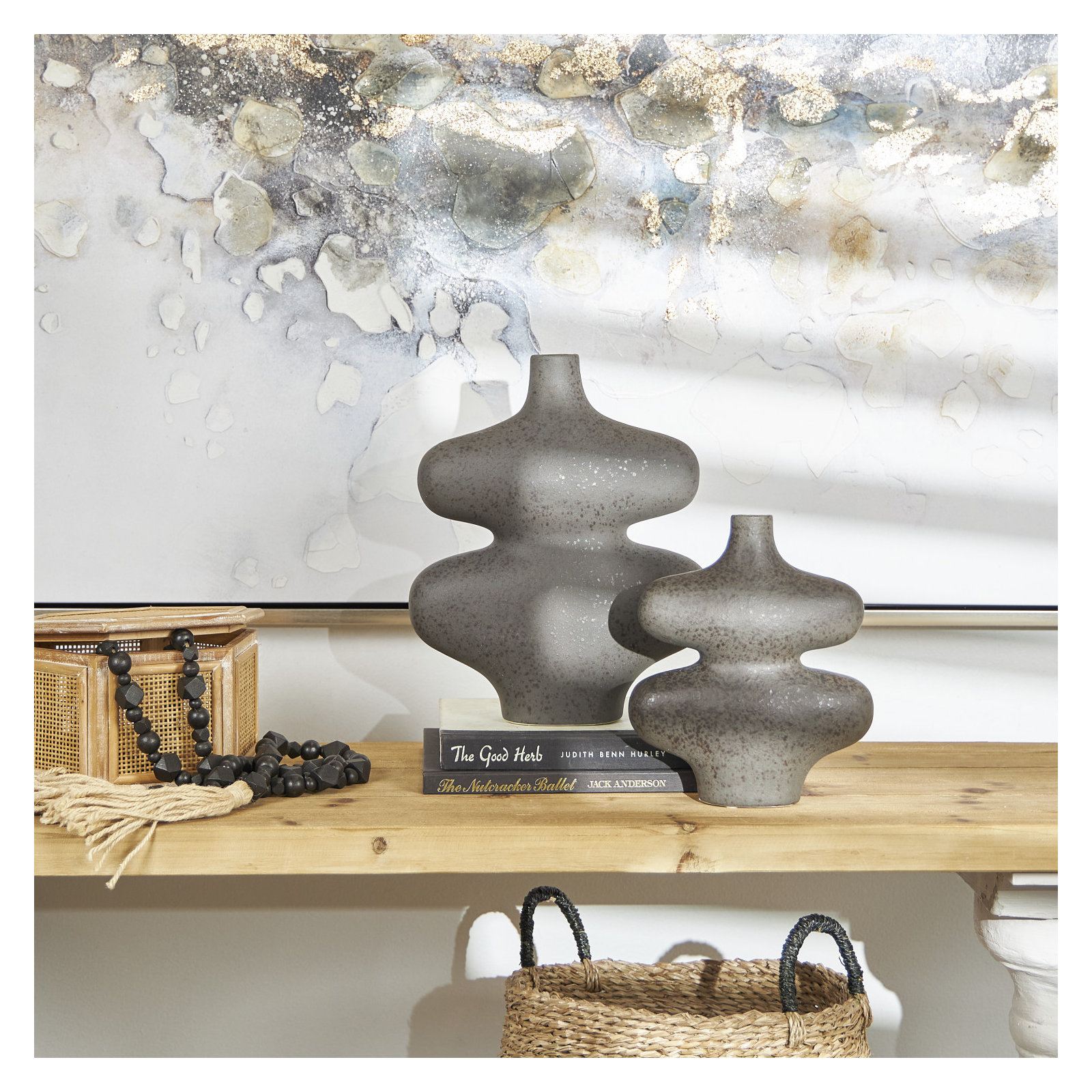 Incy 13.7'' Stoneware Table Vase
