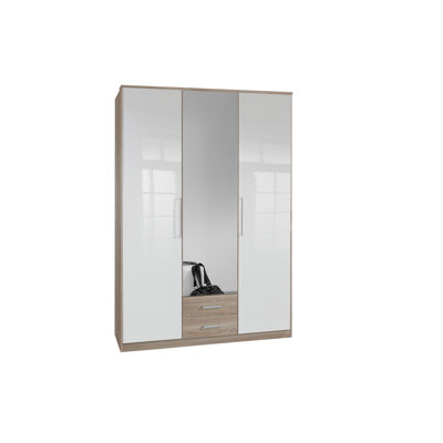 Largo 3 Door Manufactured Wood Wardrobe