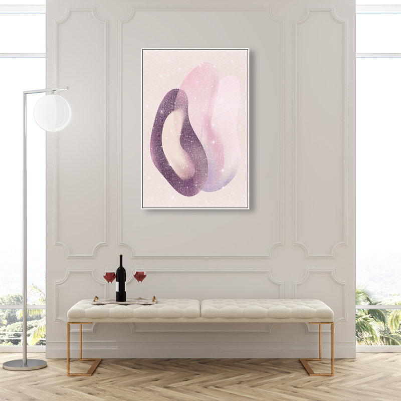 Soft Love Print by Oliver Gal, 16"H x 11"W, White Floater Frame
