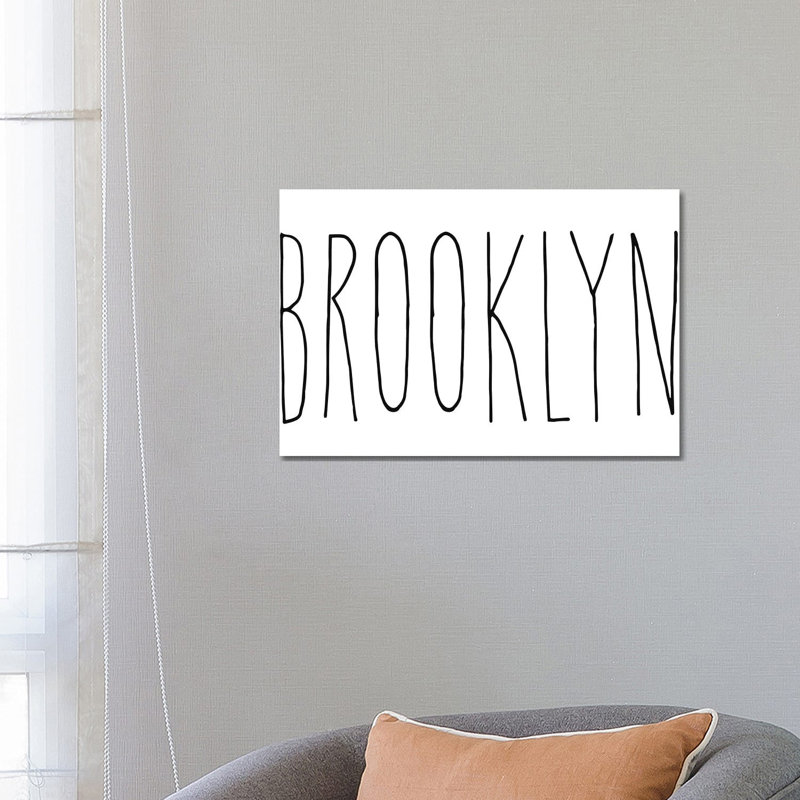 Brooklyn by Mirano - Print on Canvas, Wrapped Canvas, 45.72cm H x 66.04cm W x 3.81cm D