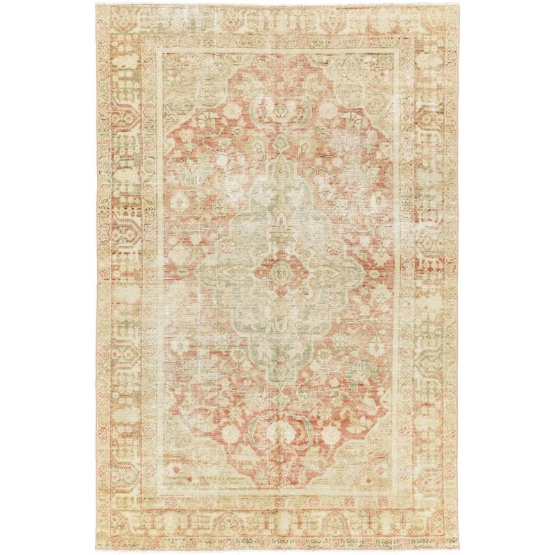 Antique One Of A Kind One-of-a-Kind 4'3" X 6'2" Hand Knotted Area Rug