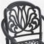 Ensemble de 5 meubles de patio en fonte d'aluminium avec coussins bruns (même sku: W1710S00091)