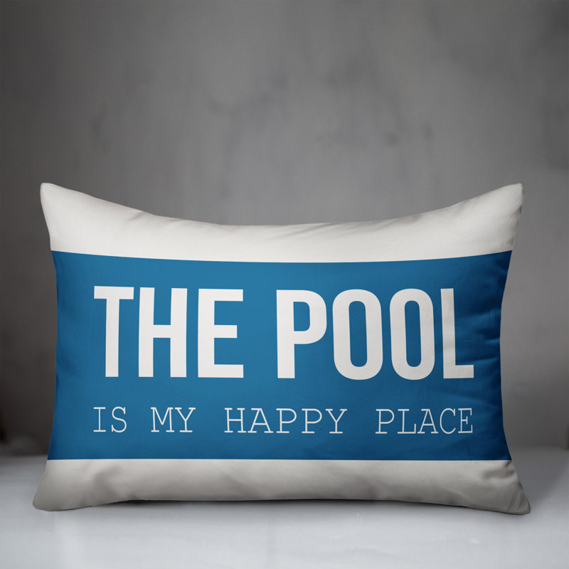 Outdoor Reversible Throw Pillow