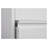 White 4 Drawer Vertical Lockable Metal File Cabinet, Home Office Narrow Storage for A4, Legal & Letter Files