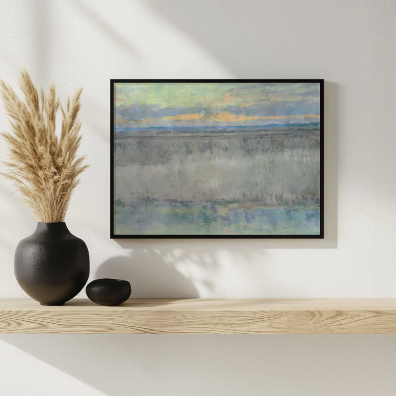 «Down by the Bay» par Kamdon Kreations, reproduction d'art, Noir, L 32 po x H 24 po, Impression encadrée
