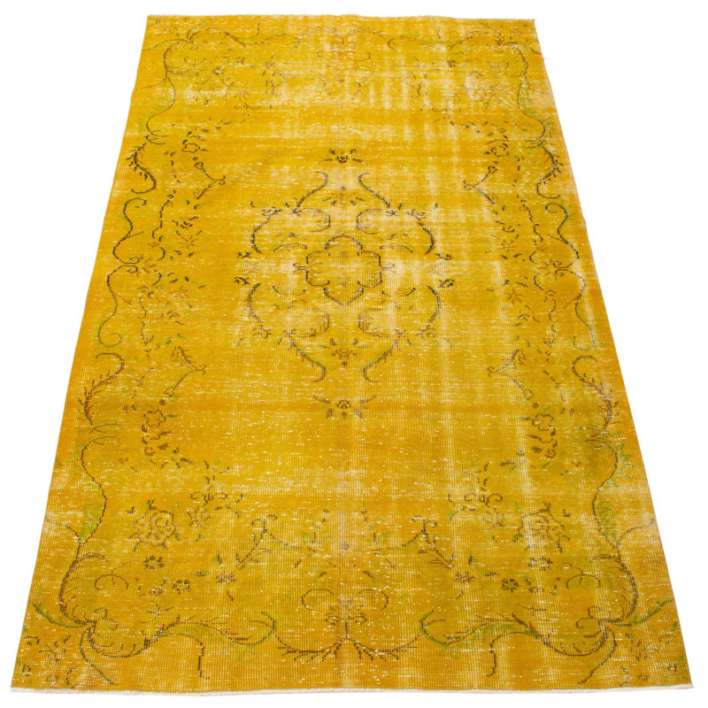 Tapis doré à transition de couleur 6 pi 0 po x 10 pi 1 po