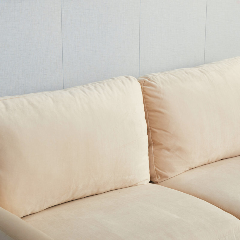Causeuse moderne pour salon, chambre à coucher, Beige
