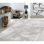 Adra Hand Knotted Abstract Area Rug in Ivory / Grey