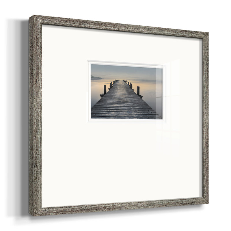 Sun Downpremium, reproduction encadrée, L 21 po x H 21 po , Cadre en papier gris