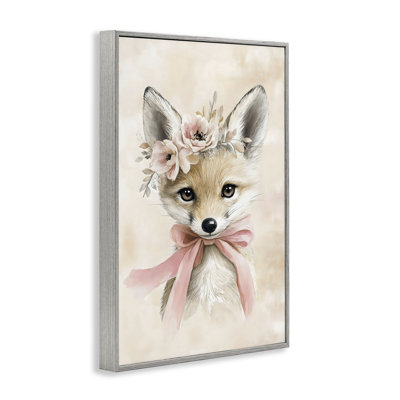 «Sweet Baby Fox» avec giclée à arc, design par Creative Studio