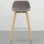 Of 2 Counter Stools , Legs, Fashionable Chic 2Pcs Modern Upholstered Seat