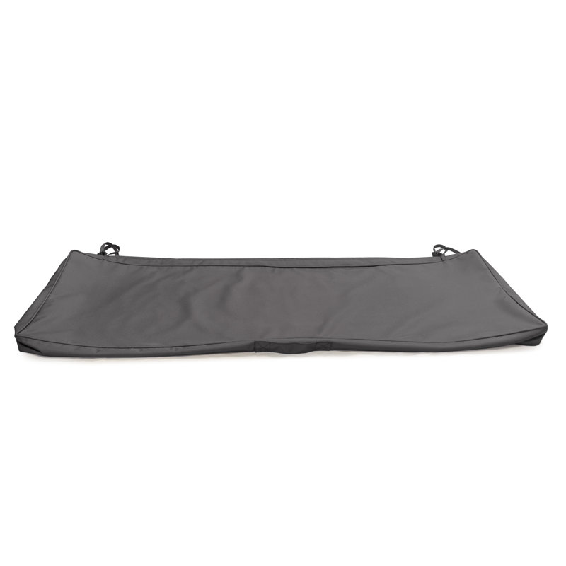 Housse de coussin de banc 1 pièce Ebern Designs l 54 po x P 18 po, Gris
