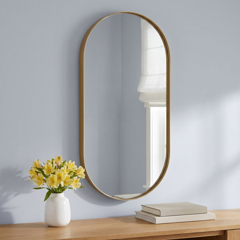 Miroir Dujardin, Doré, 31,5 po x 15,5 po