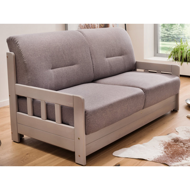 Sheridan 154cm Upholstered Futon And Mattress