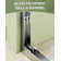 Framed Both Sliding Glass Shower Doors 60" Width X 76"Height With 1/4"(6Mm) Clear Tempered Glass, Silver  Finish, Big Rollers, Square Rail, Self-Cleaning Coating On Both Sides