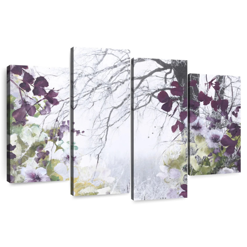Fleurs Harnek au printemps, H 22 po x l 36 po