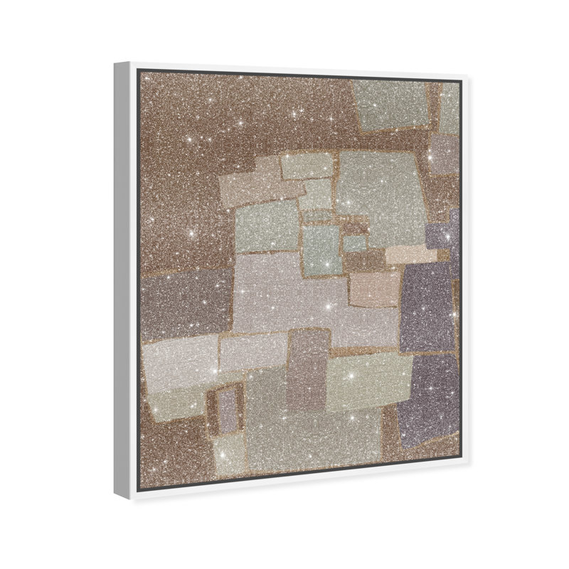 At The Edge Print by Oliver Gal, 37"H x 46"W, White Floater Frame
