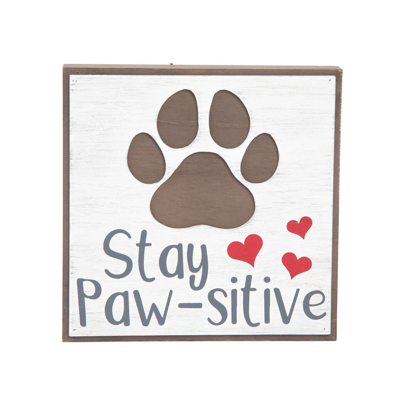 Décoration murale Stay Paw-Sitive