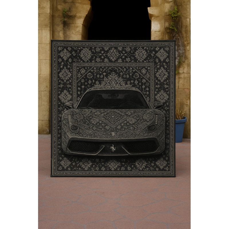 Tapis tissé à la main Mosso, 4'11" x 9'10"