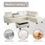 Canapé modulaire en cuir synthétique 3 pièces-1820466969