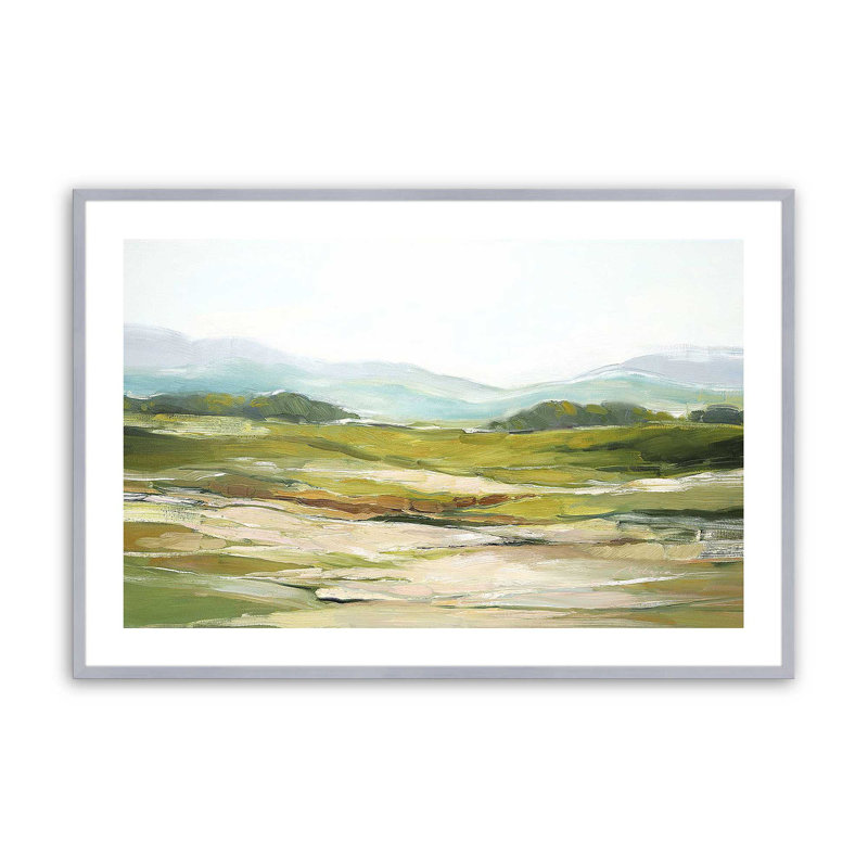 «Loyal Daydreamers» encadré sur papier par Rebecca Fox, Chrome poli, H 12,25 po x l 15,25 po x P 1,25 po
