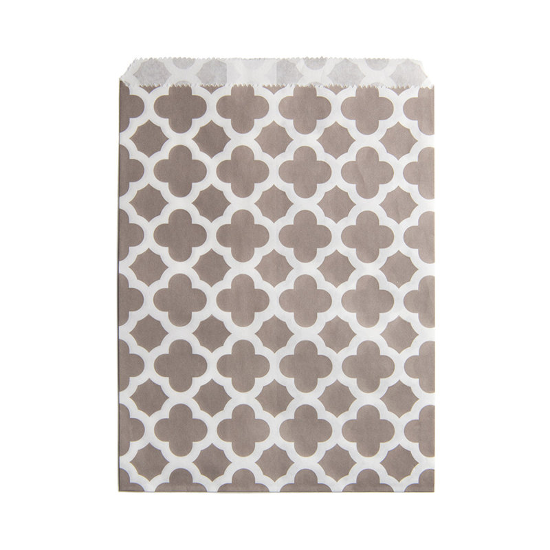 Paper Food Bag, Gray
