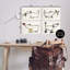 «Happy Doodle Animals», ensemble de 4 plaques murales par June Erica Vess-1037030372