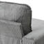 Gris 3, rangement, repose-pieds, port, rangement avec accoudoirs, design américain moderne, porte-gobelets en lin, sacs à magazines, design