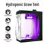 Stockstill Grow Tent Hydroponic Adjustable Vents Floor Tray 120 x 60 x 150 cm