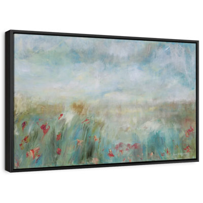 Abstrait «Wild Garden Abstract Canvas Print»
