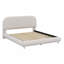 Lit plateforme tapissier, structure solide et design courbé élégant-865680652-865680643
