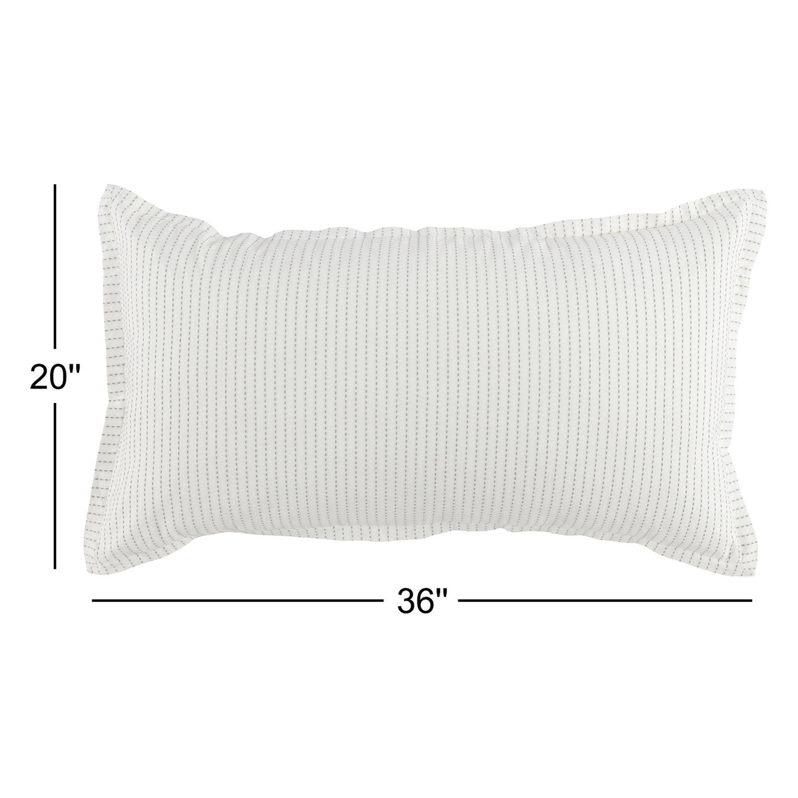 Burrowes Cotton Shams, King, Ivory