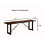 Banc en métal 1pc