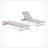 Hargrove Outdoor Patio Aluminum Chaise Lounge