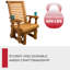Fauteuil oscillant traité Amish Casual 600 lb-72018433