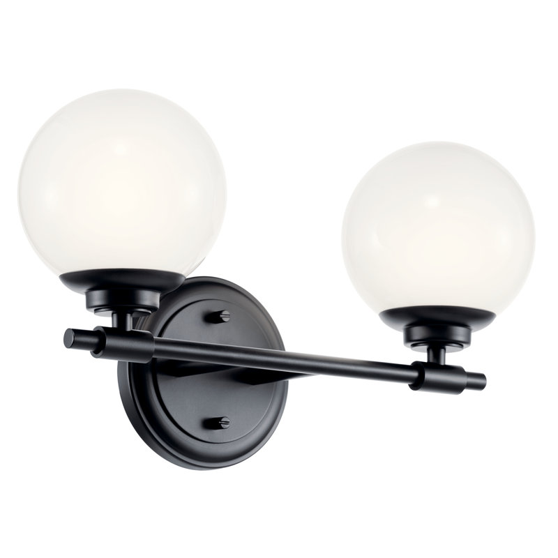 Thorman 2 - Light Dimmable Vanity Light, Black