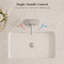 Robinet de lavabo pour salle de bain à un trou, poignée simple avec drain Vega-126450687