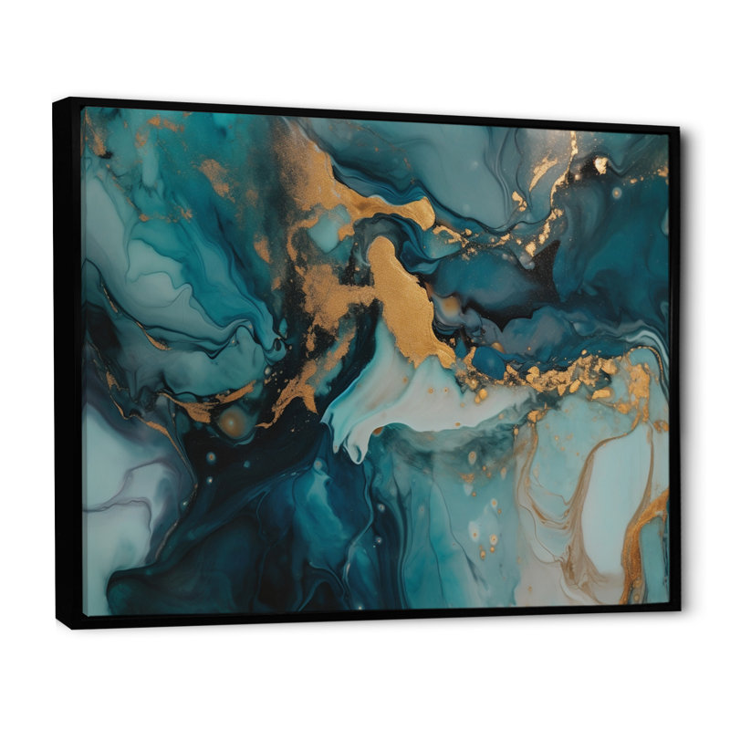Encre liquide Sharie Sharie, H 12 po x l 20 po x P 1 po, Cadre flottant noir