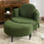 Chaise d'appoint, chaise simple avec repose-pieds, chaise rembourrée pour le salon-1537828748