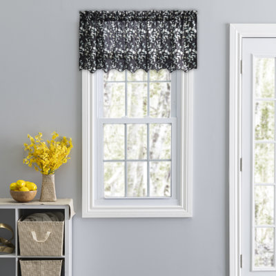 Floral Pointed Window Valance