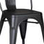 Chaise d'appoint empilable à dossier en lattes Guilherme-409557933-522337650
