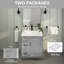 Ensemble de meuble-lavabo avec tiroirs de salle de bain et base de lavabo 30 po-98901911