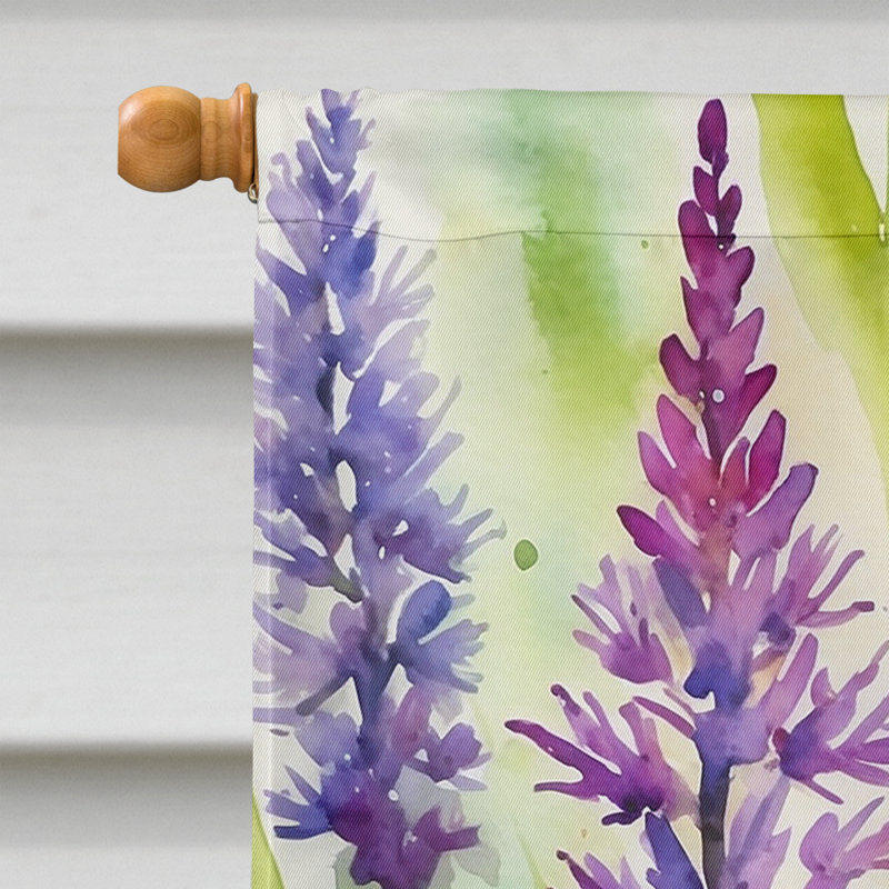 Drapeau de maison de fleurs Liatris, Fleurs de liatris