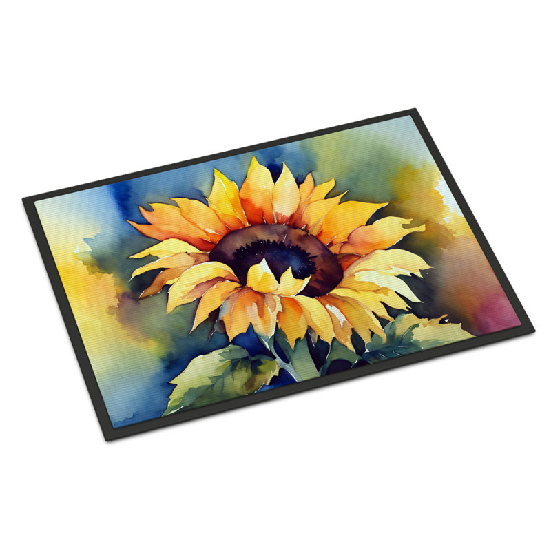 Paillasson tournesols 18 x 27, L 24 po x L 36 po