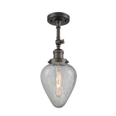Shauna Glass Semi Flush Mount