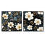Ezio - Ensemble de 2 collages carrés floraux-101843372-101843366
