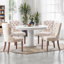 Chaises de salle à manger, chaise de salle à manger rembourrée haut de gamme avec anneau clouté-511006595-511006616-531111163